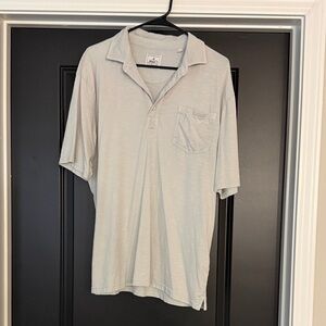 johnnie-O Light Gray Polo Shirt for Men